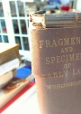 Fragments and Specimens of Early Latin: With Introductions and Notes.
