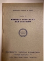 Protein Structure and Function. Report of a Symposium Held June 6 - 8, 1960.