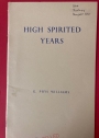 High Spirited Years: A Regional Analysis of Two Periods, 1954 to 1958 and 1961 to 1964, when Convictions for Drunkenness in England and Wales Rose and Fell to an Unusual Extent.