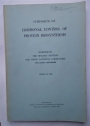 Symposium on Hormonal Control of Protein Biosynthesis. April 5-8, 1965.