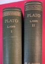 Plato, with an English Translation. Laws, in two Volumes. Volume 1 and 2.
