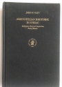 Aristotelian Rhetoric in Syriac. Bar Hebraeus, Butyrum Sapientiae, Book of Rhetoric.