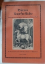 Dürers Kupferstiche. Einundzwanzig originalgetreue Wiedergaben in Kupfertiefdruck.