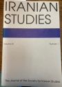 Iranian Studies, Journal of the Society for Iranian Studies. Volume 20, No 1, 1987.