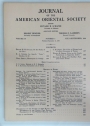 Journal of the American Oriental Society. Volume 80, Number 3, July - September 1960.
