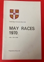 May Races 1970. Programme.