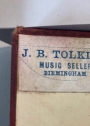 J B Tolkien, Music Seller, Birmingham.