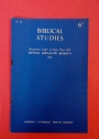 Biblical Studies. Encyclical Letter of Pope Pius XII. 'Divino Afflante Spiritu'. (1943).
