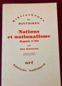 Nations et Nationalisme depuis 1780: Programme, Mythe, Réalité.