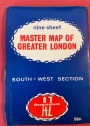 Nine Sheet Master Map of Greater London: South-West Section.