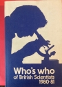 Who's Who of British Scientists 1980-81.
