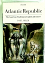 Atlantic Republic. The American Tradition in English Literature.