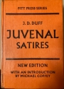 D Iunii Iuvenalis Saturae 14: Fourteen Satires of Juvenal. With a New Introduction by Michael Coffey.