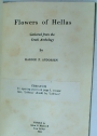 Flowers of Hellas: Gathered from the Greek Anthology.