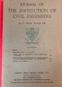 Journal of the Institution of Civil Engineers. Number 5. March 1946.