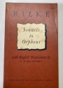 Sonnets to Orpheus. With English Translations by C. F. MacIntyre.