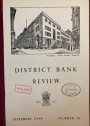District Bank Review. September 1949. Number 91.