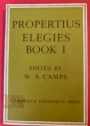 Propertius Elegies: Book 1.