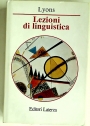 Lezioni di Linguistica.