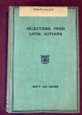 Matriculation Selections from Latin Authors.