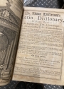 Dr. Adam Littletons Latin Dictionary in Four Parts: I. An English Latin II. A Latin Classical. III A Latin Proper IV. A Latin Barbarous. 6th Edition.