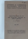 The Economic Position of Great Britain. (Special Memorandum 23)