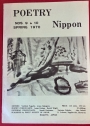 Poetry Nippon, Nos 9 and 10. Spring 1970.