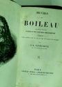 Oeuvres de Boileau. Nouvelle édition conformes au texte donné par M. Berryat-Saint-Prix précédé d'une notice sur la vie et les ouvrages de Boileau.