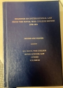 Readings on International Law from the Naval War College Review 1978 - 1994.