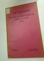 The Handbook of the British Astronomical Association 1963.