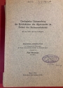 Geologische Untersuchung der Kreideketten des Alpenrandes im Gebiet des Bodenseerheintals.