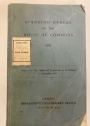 Standing Orders of the House of Commons, 1951.