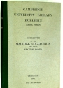 Catalogue of the Maccoll Collection and other Spanish Books.