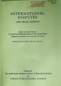 International Disputes. The Legal Aspects. Report of a Study Group of the David Davies Memorial Institute of International Studies. Foreword by F Vallat.
