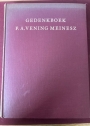 Gedenkboek F A Vening Meinesz.