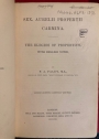 Sex Aurelii Propertii Carmina. The Elegies of Propertius, with English Notes.