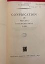 Confiscation in Private International Law.