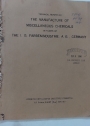 Technical Report on the Manufacture of Miscellaneous Chemicals in Plants of the I.G. Farbenindustrie AG, Germany.