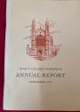 King's College Cambridge. Annual Report. November 1995.