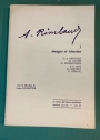 Arthur Rimbaud (1): Images et Témoins.