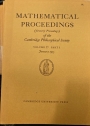 Mathematical Proceedings of the Cambridge Philosophical Society Volume 77, 1975.