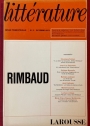 Rimbaud (Littérature Revue Trimestrielle) Special issue October 1973.