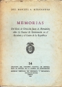 Memorias del Gral. de División Juan A Hernández sobre la Guerra de Intervención en el Occidente y el Centro de la República.