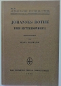 Johannes Rothe. Der Ritterspiegel.