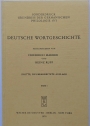 Deutsche Frühzeit (Deutsche Wortgeschichte offprint).