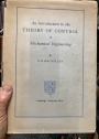 An Introduction to the Theory of Control in Mechanical Engineering.