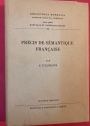 Précis de Sémantique Française. Second Edition.