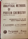 A Laboratory Manual of Analytical Methods of Protein Chemistry (Including Polypeptides). Volume 3: Determination of the Size and Shape of Protein Molecules.