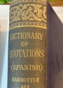 Dictionary of Quotations (Spanish).