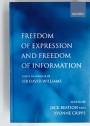 Freedom of Expression and Freedom of Information: Essays in Honour of Sir David Williams.